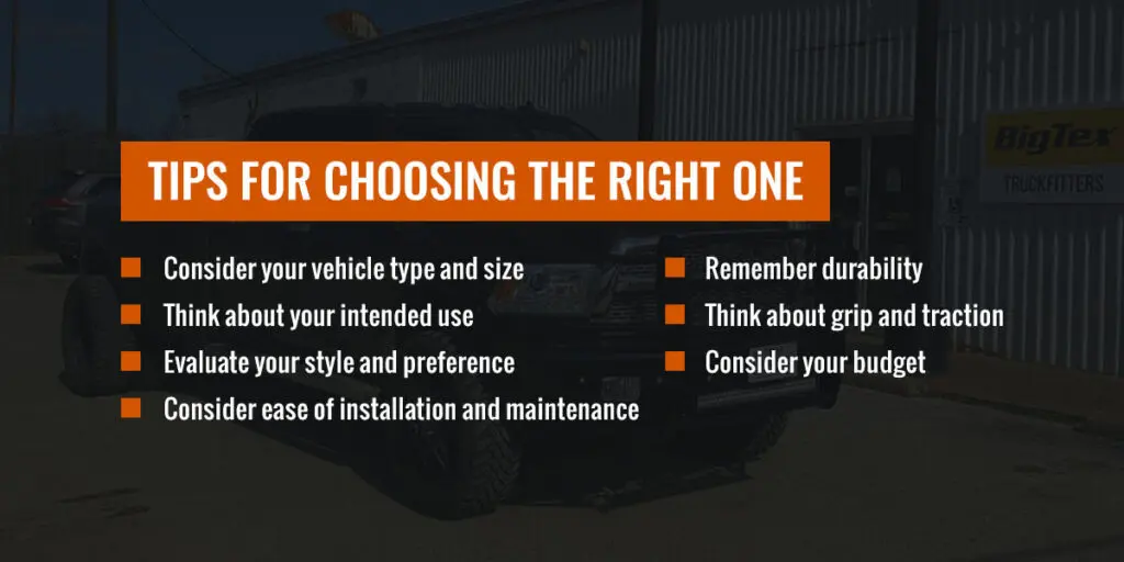 Tips for Choosing the Right Side Step or Running Board