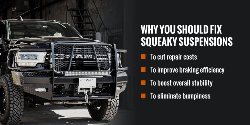 Why you should fix squeaky suspensions